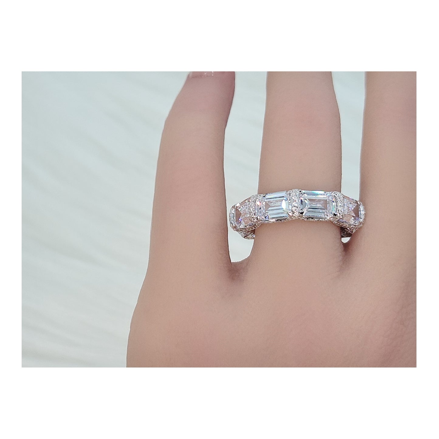 CASSANDRA Eternity Tennis Ring