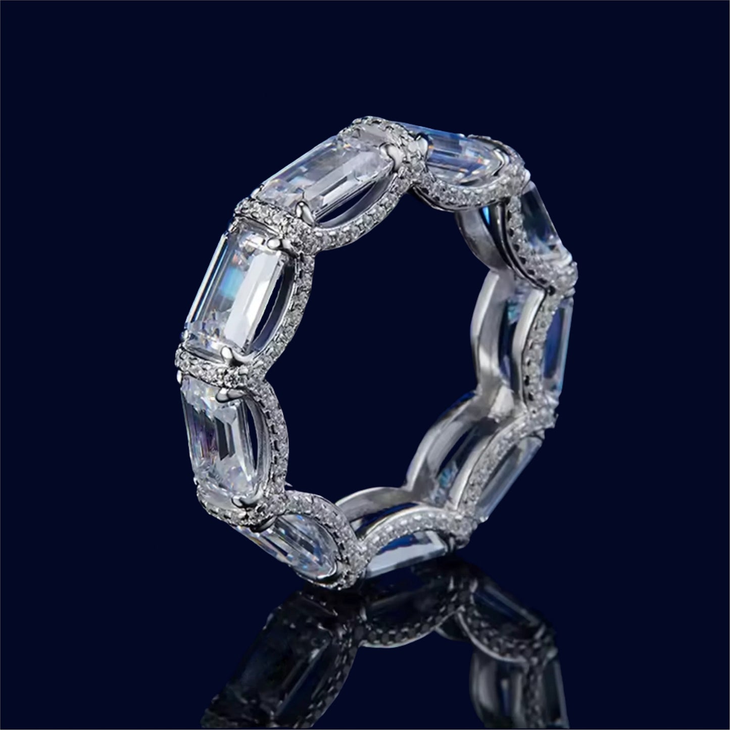 CASSANDRA Eternity Tennis Ring