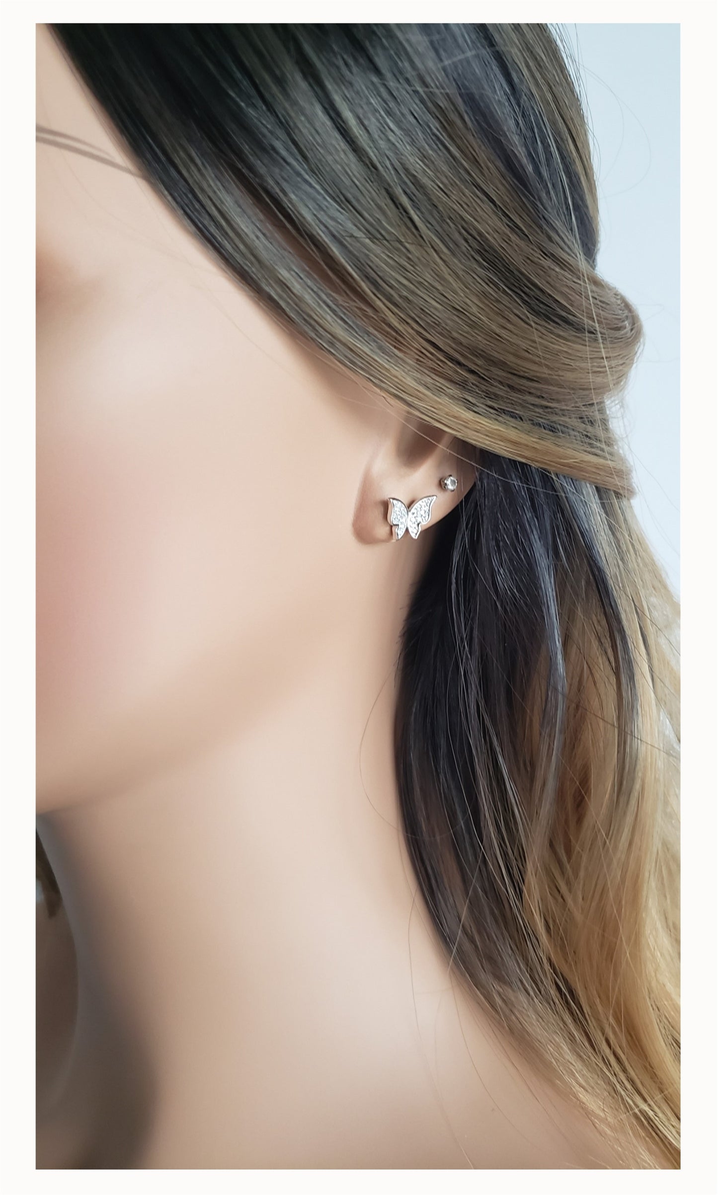 ISABELLA Butterfly Earrings in Sterling Silver