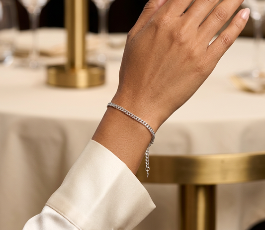 NADIA 3MM Curb Chain Bracelet