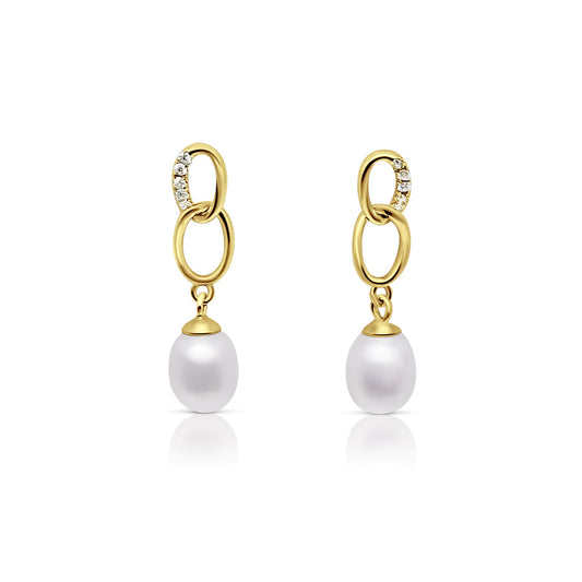 ABIGAIL PEARL DROP EARRINGS