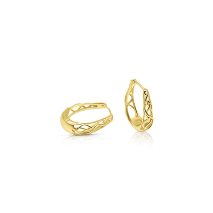 ADELE Oval Hoop Earrings