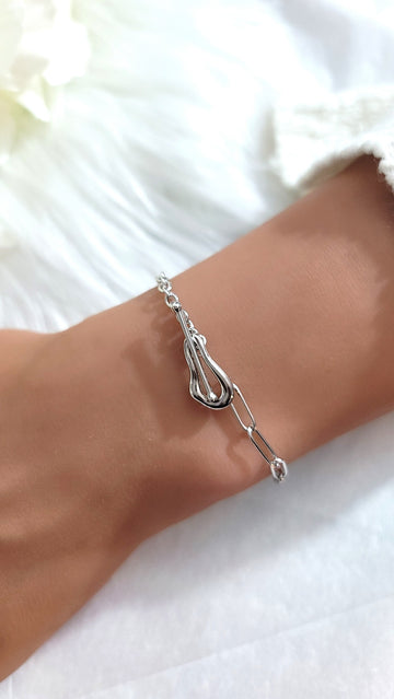 ABBY 4MM Paperclip Chain Bracelet