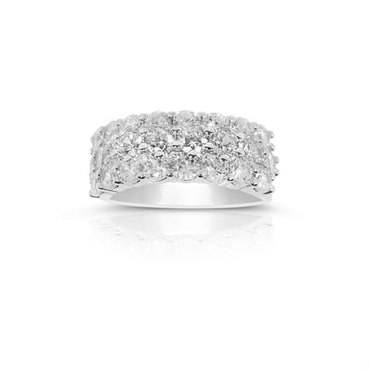 BENNY Triple Row Pavé Eternity Band