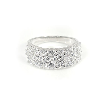 BENNY Triple Row Pavé Eternity Band