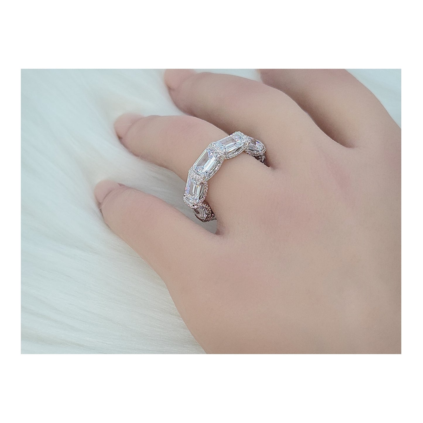 CASSANDRA Eternity Tennis Ring