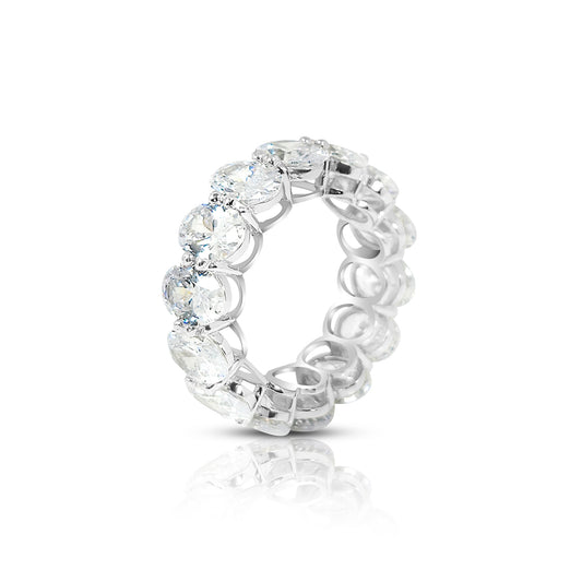 DANAMARIE Oval Cut Eternity Ring