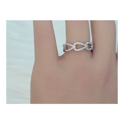 FRANCESCA Crisscross Ring in Sterling Silver