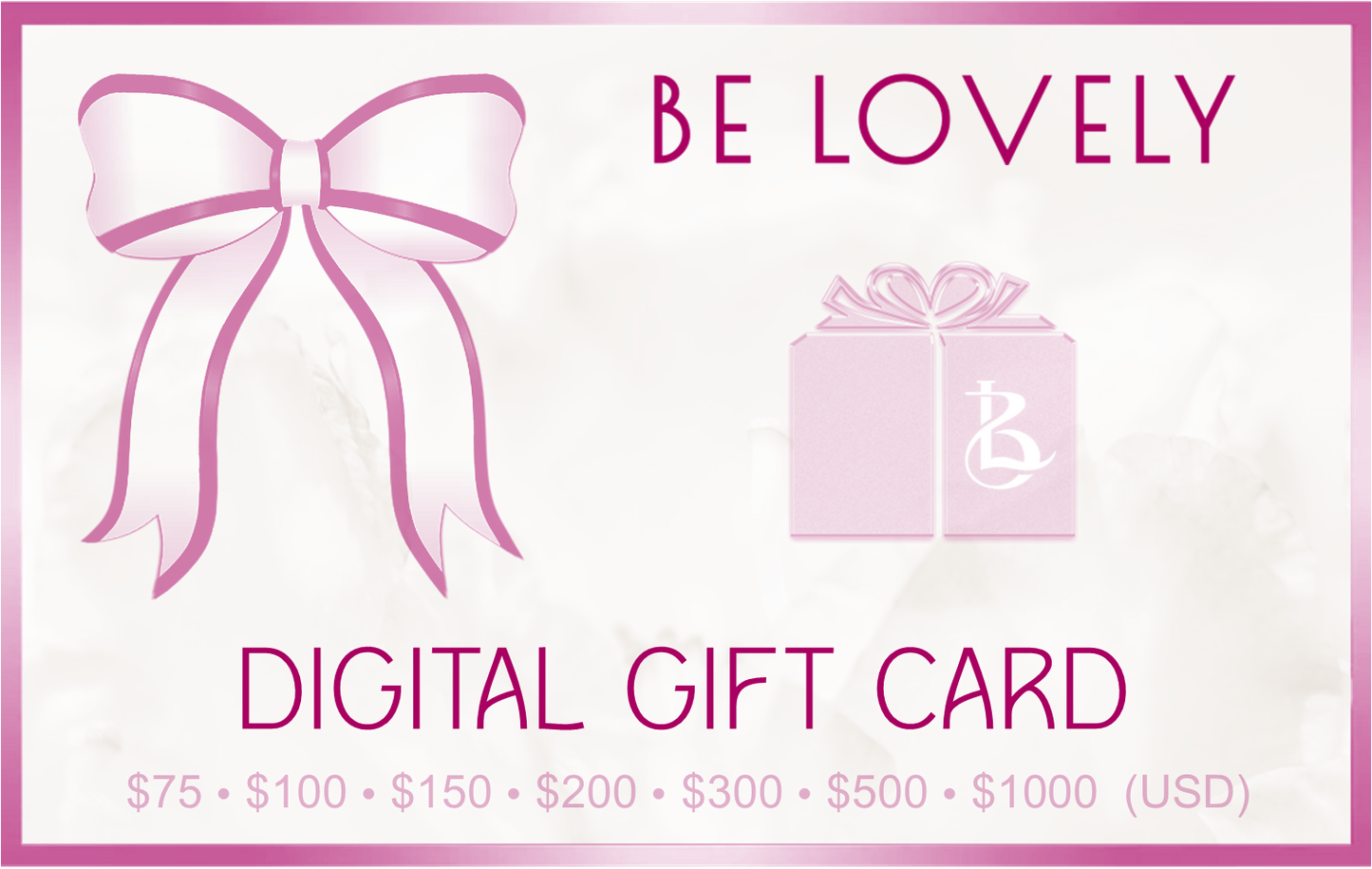 BE LOVELY JEWELRY - eGIFT CARD