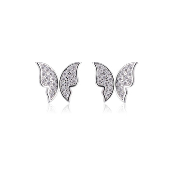 ISABELLA Butterfly CZ Stud Earrings