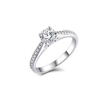 JOCELYNE CZ Diamond Solitaire Ring