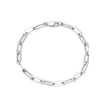 JENNY 4.5MM Italian Paperclip Chain Bracelet