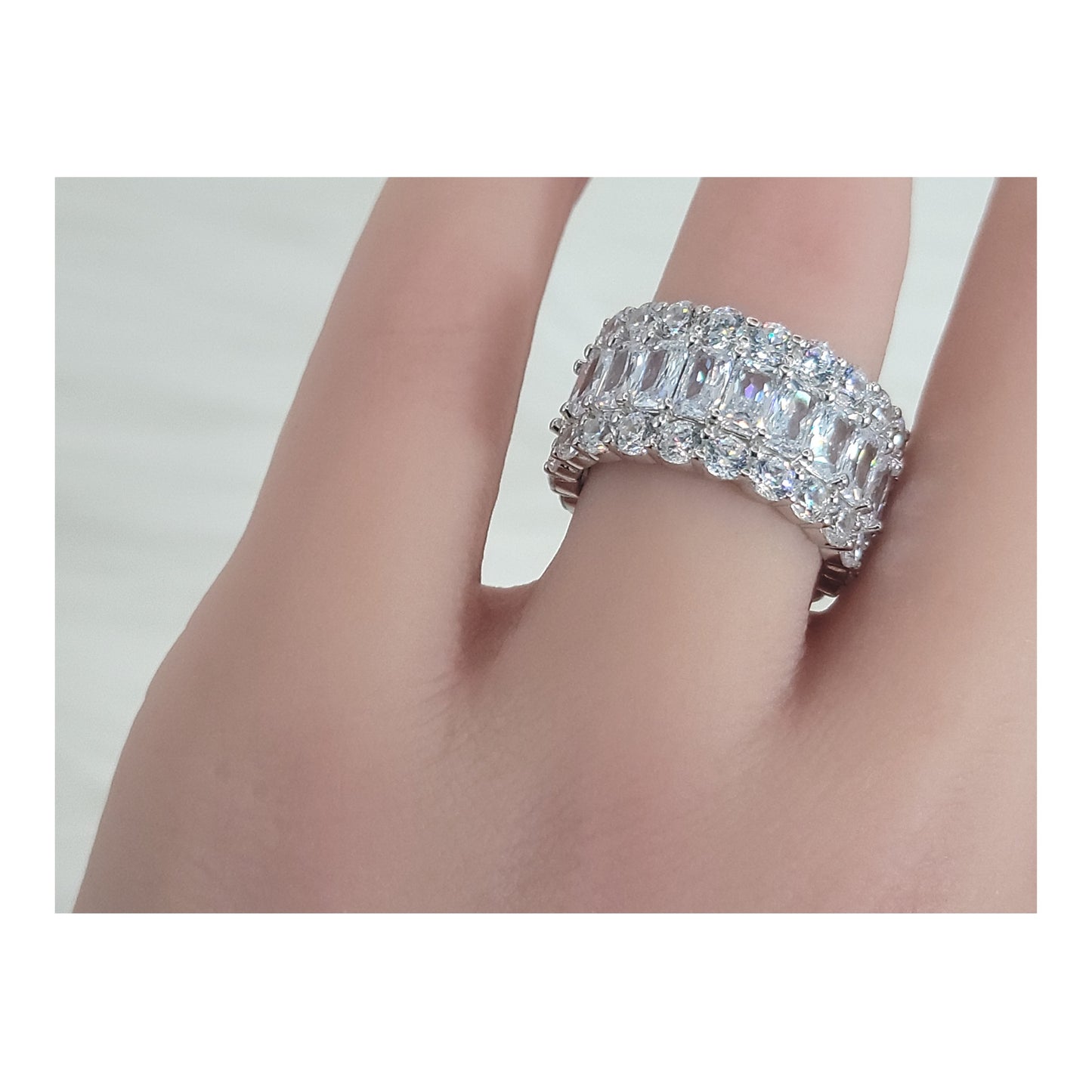 KATHERINE Three-Row Eternity Ring