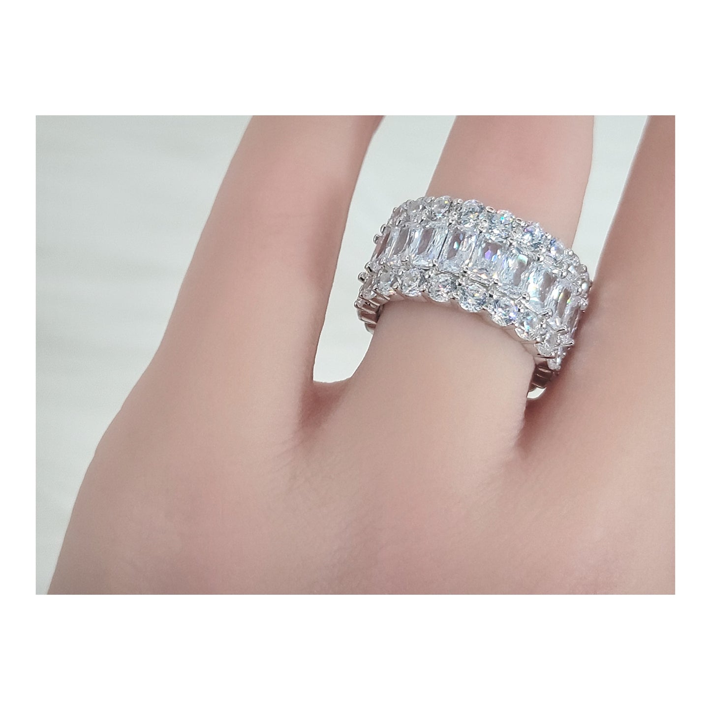 KATHERINE Three-Row Eternity Ring