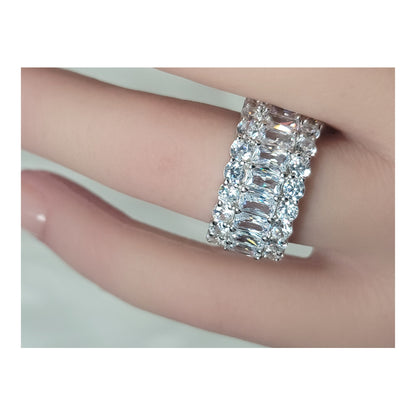 KATHERINE Three-Row Eternity Ring