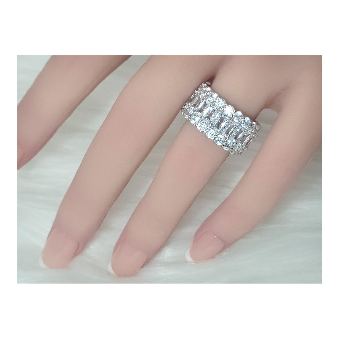 KATHERINE Three-Row Eternity Ring