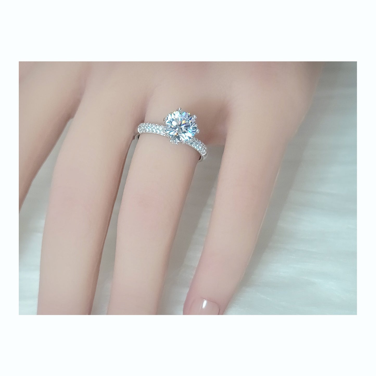 KELLYANNE Round Cubic Zirconia Ring