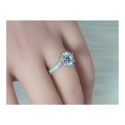 KELLYANNE Round Cubic Zirconia Ring