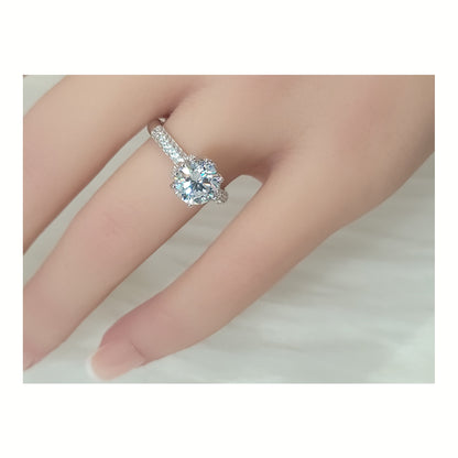 KELLYANNE Round Cubic Zirconia Ring