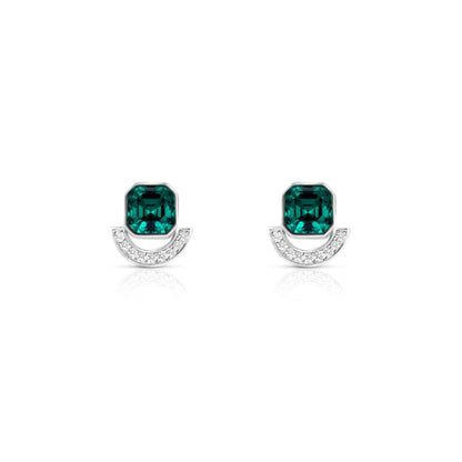 MELODY Emerald Green Crystal Earrings