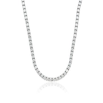 SKY 3MM VVS Moissanite Tennis Necklace