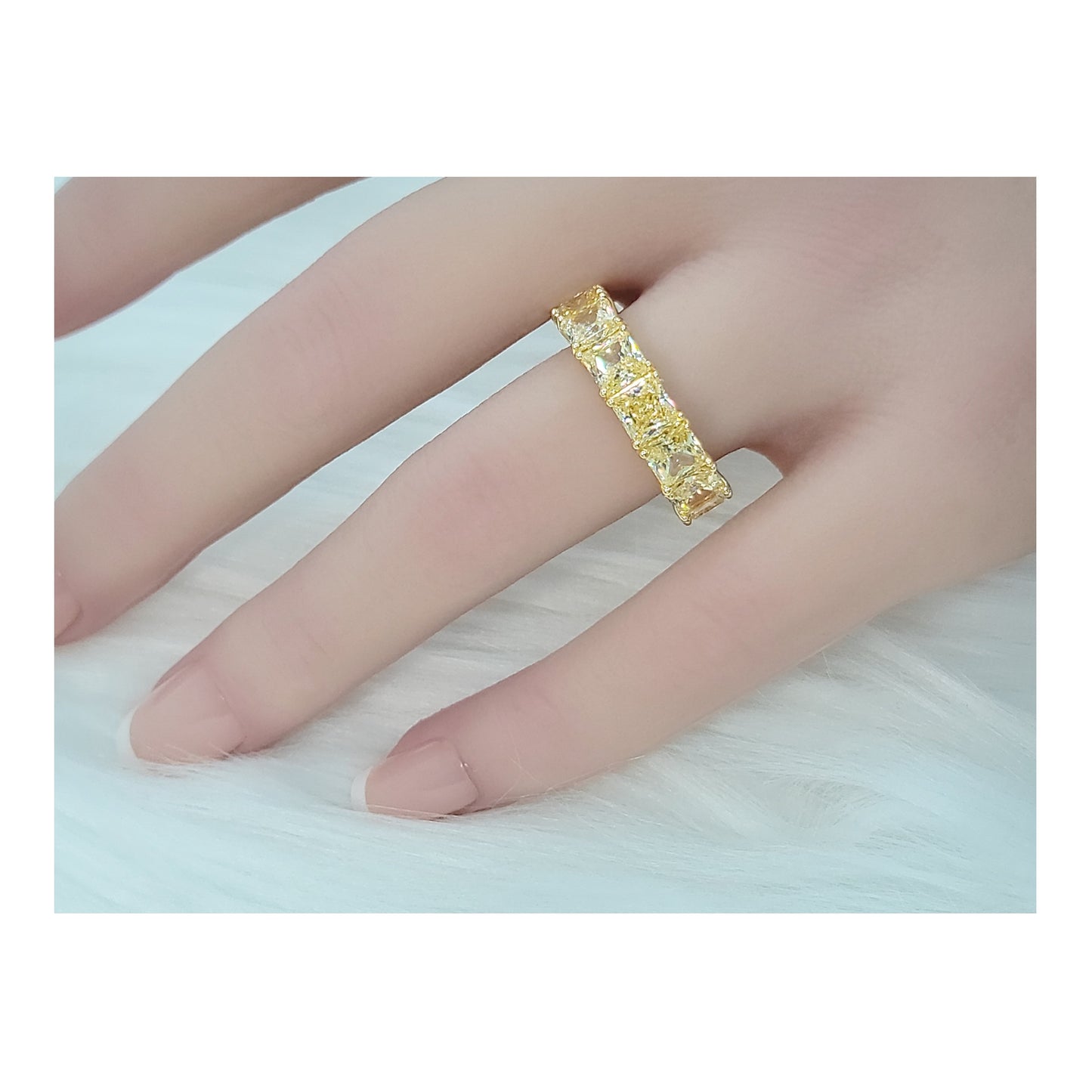 SOFIA Eternity Tennis Band 14K Gold Plated