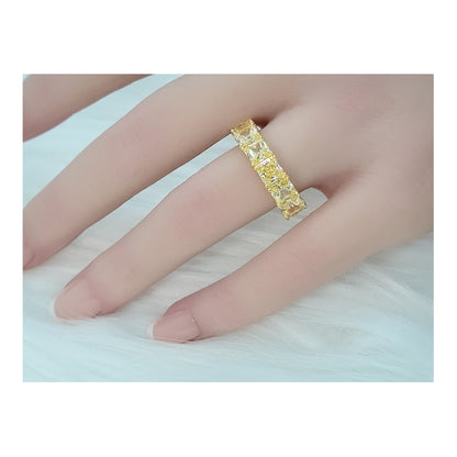 SOFIA Eternity Tennis Band 14K Gold Plated