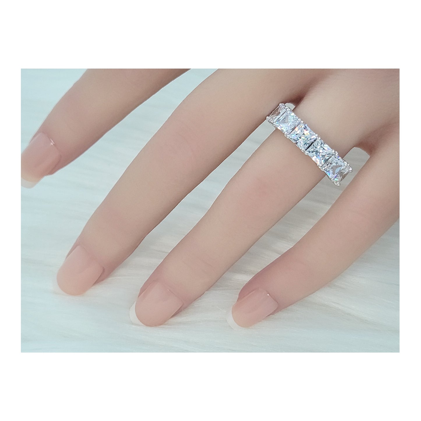 SOFIA Eternity Tennis Band in Sterling Silver