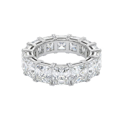 SOFIA White CZ Diamond Eternity Tennis Band in Rhodium Over Sterling Silver