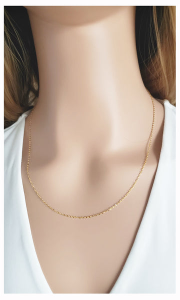VITA Cable Chain Necklace in 18K GP