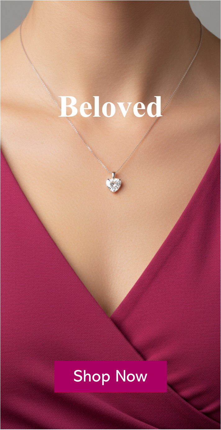 diamond heart pendant