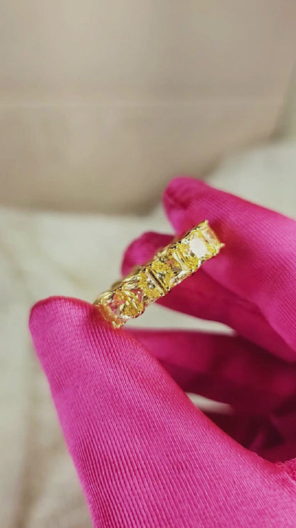 SOFIA White CZ Diamond Eternity Tennis Band 14K Gold Over Sterling Silver