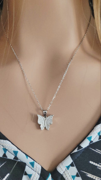 ISABELLA Butterfly Earrings in Sterling Silver